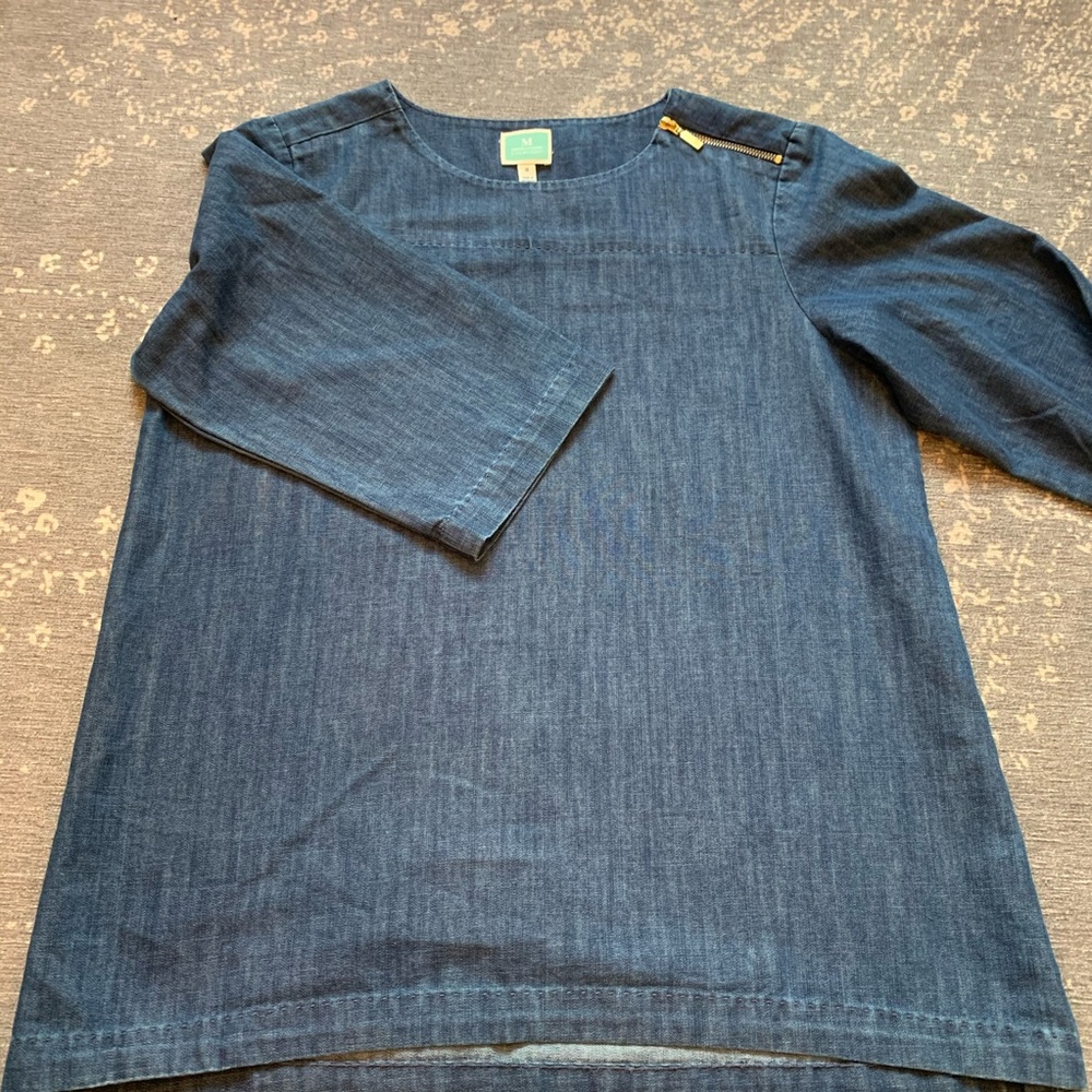 Martha Stewart denim tunic